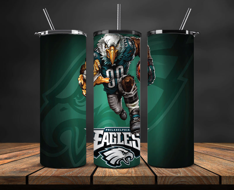 Philadelphia Eagles Tumbler Wrap, Football Tumbler Wrap Png