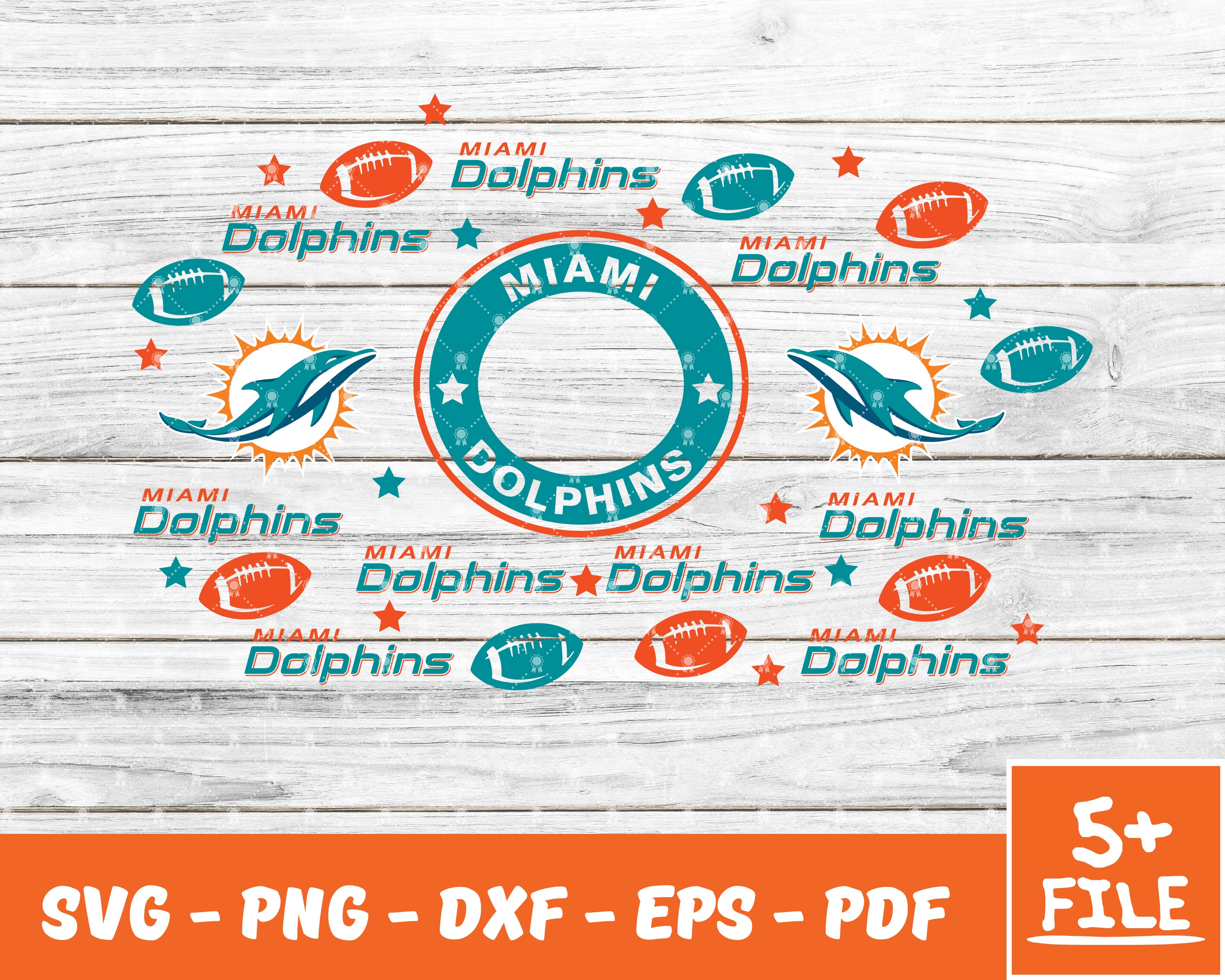 Miami Dolphins Svg Bundle, Dolphins Svg, Miami Dolphins Logo, Dolphins  Clipart, Football SVG bundle, Svg File for cricut, Nfl Svg