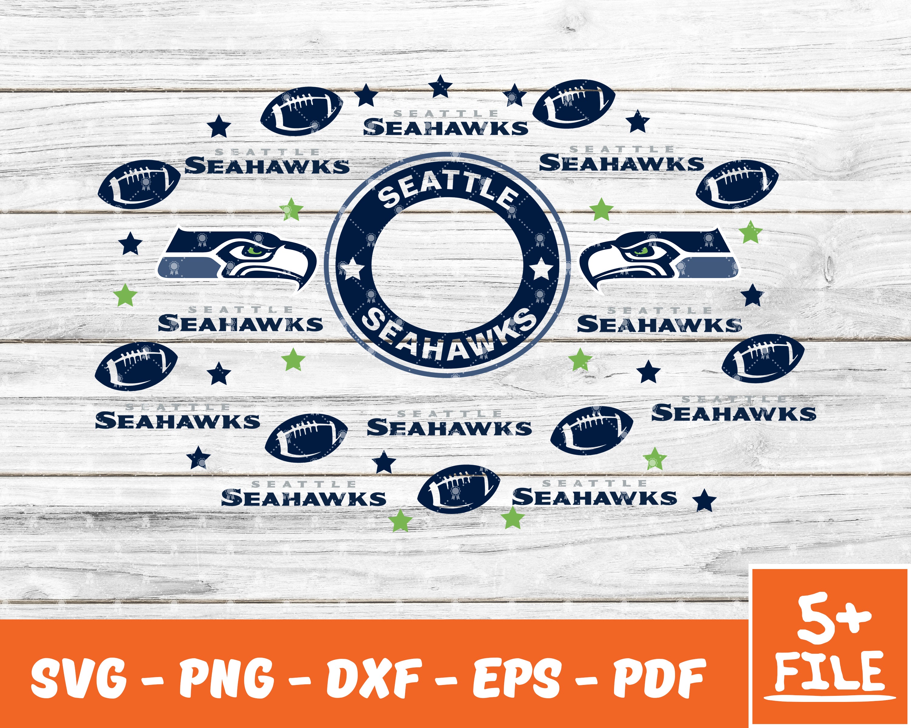 Seattle Seahawks Logo 2 svg, nfl svg, eps, dxf, png, digital file – SVG  Sporty