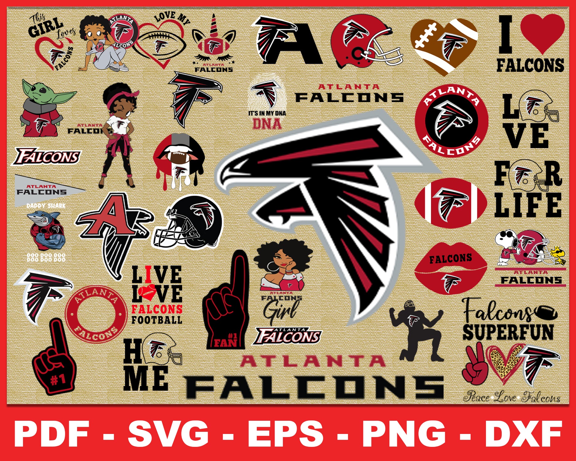 Atlanta Falcons Svg , Football Team Svg 05 – Bundlepng