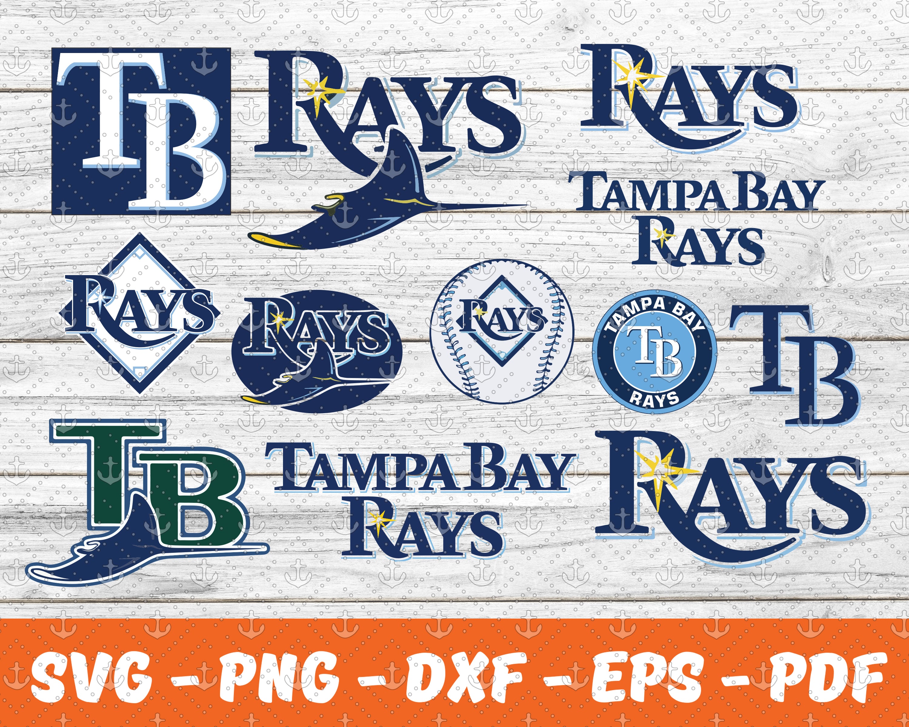 Tampa Bay Rays Logo SVG, Tampa Bay Rays Svg Bundle, Tampa Bay Rays Svg For  Cricut, Tampa Bay Rays