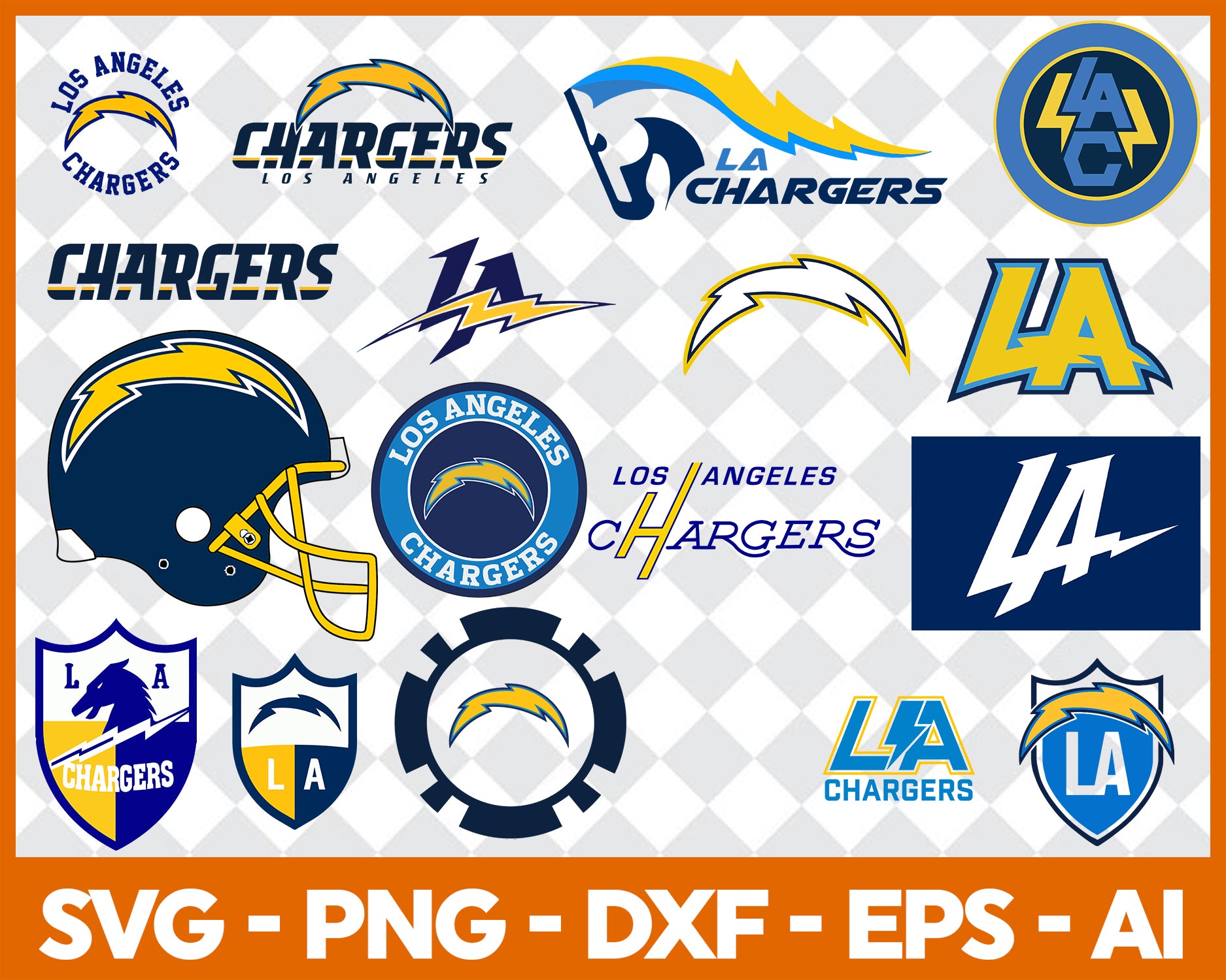 Los Angeles Rams Mega Bundle SVG