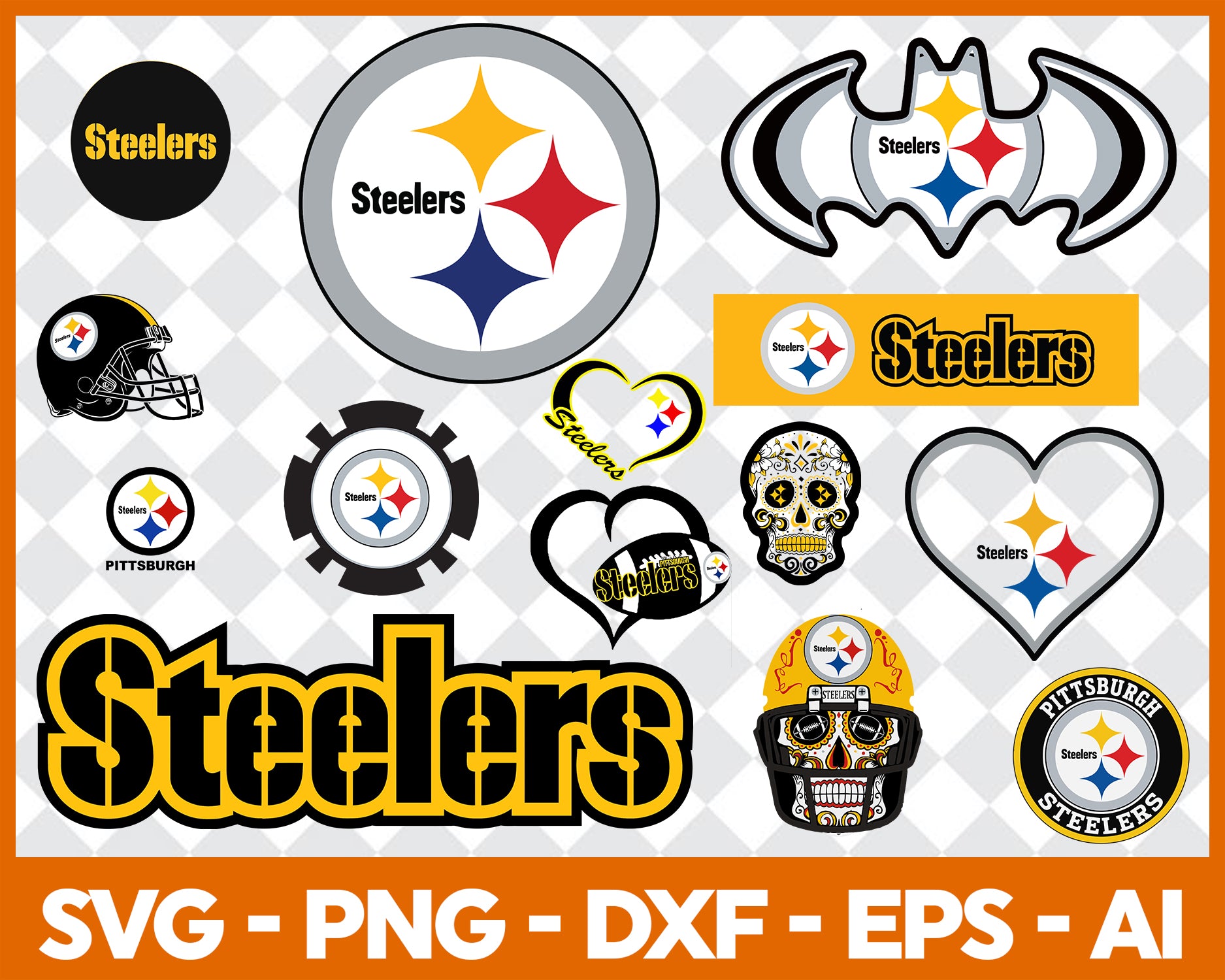 Pittsburgh Steelers Girl SVG, Pittsburgh Steelers SVG, NFL S