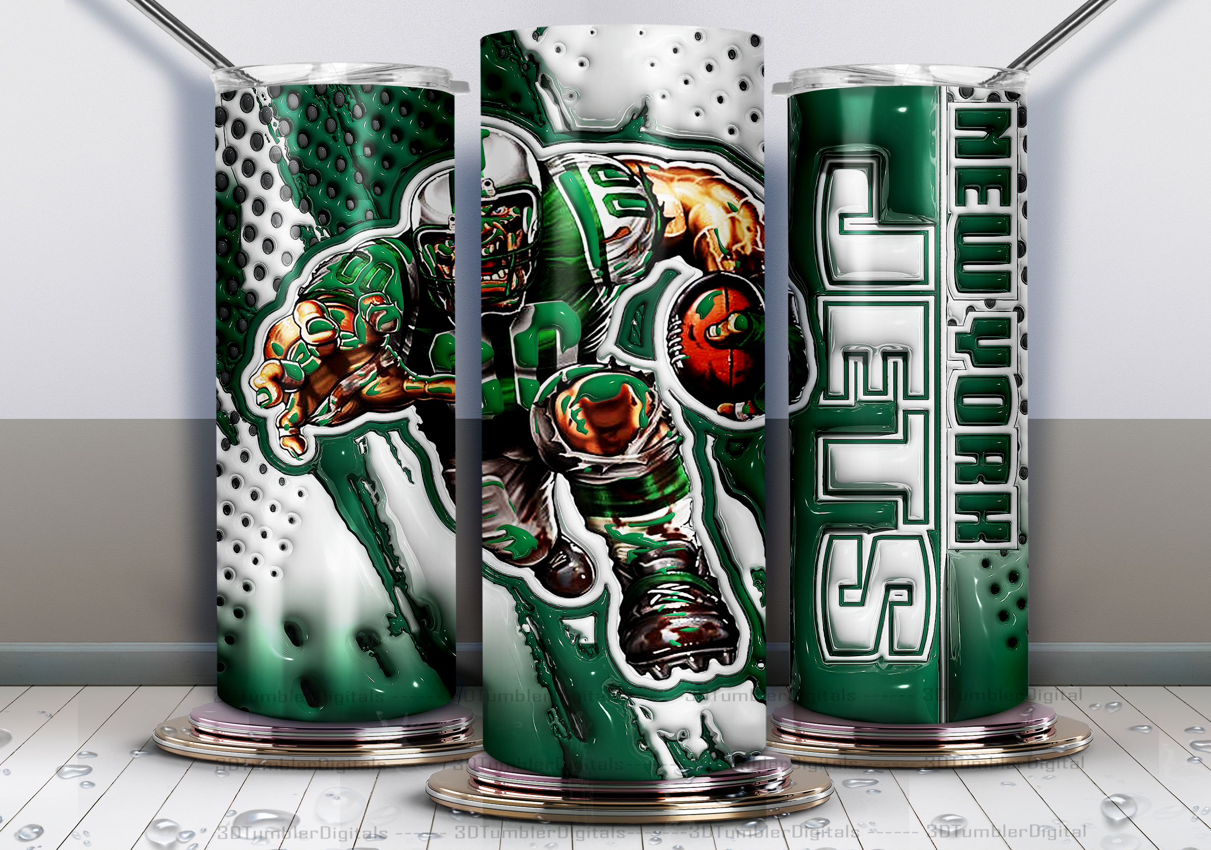 Seahawks Tumbler Wrap , 3D Nfl Tumbler Wrap, Nfl Mascot Tumbler 08