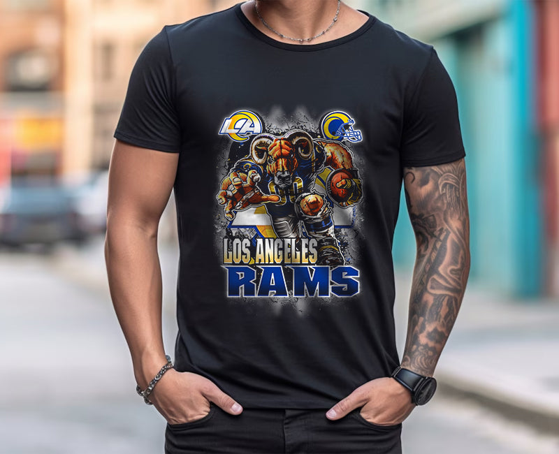 Los Angeles Rams T Shirt, Los Angeles Rams Vintage Logo Tee