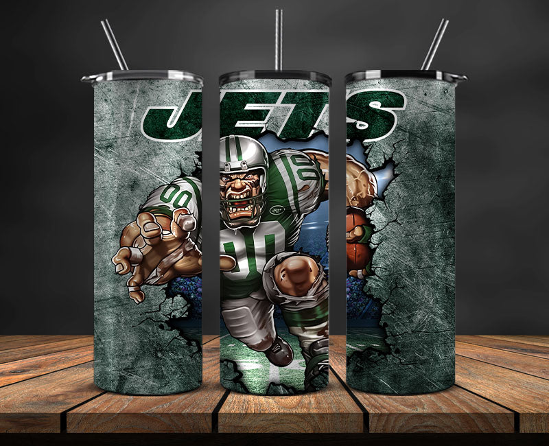 NY Jets Tumbler Wrap , Football Tumbler Png ,32 Team Sport12 – Bundlepng