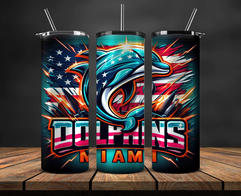 Dolphins Football Png , Football Tumbler Png , Nfl Tumbler Wrap 17