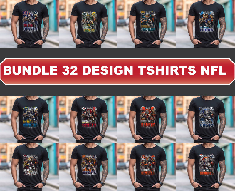 American Football T-Shirt Design Bundle