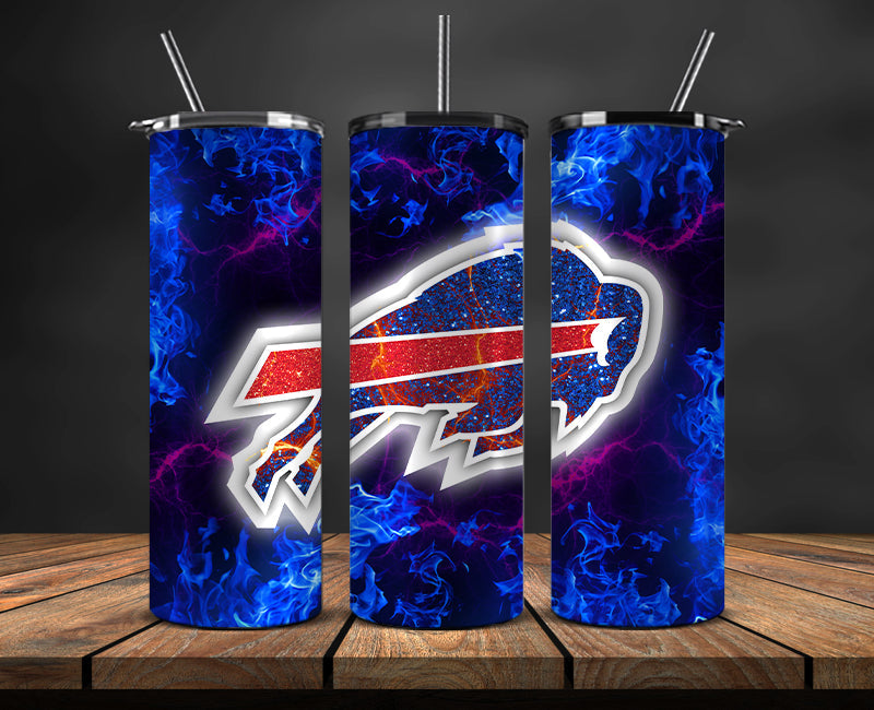 Logo Brands NFL Buffalo Bills 40oz Flipside Powder Coat Tumbler