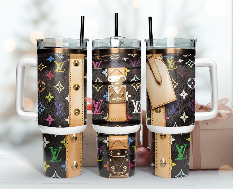 Louis Vuitton Tumbler Wrap 40oz,Tumbler Wrap with Logo Fashion - Instant PNG File  100