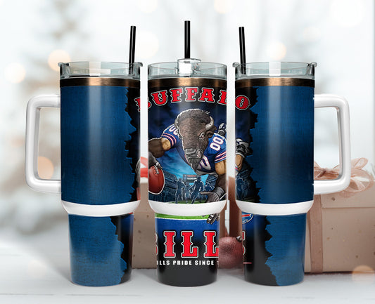 Buffalo Bills Tumbler 40oz Png, 40oz Tumler Png 101