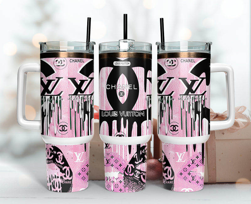 Louis Vuitton Tumbler Wrap 40oz,Tumbler Wrap with Logo Fashion - Instant PNG File  102