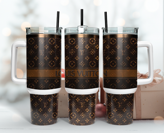 Louis Vuitton Tumbler Wrap 40oz,Tumbler Wrap with Logo Fashion - Instant PNG File  106