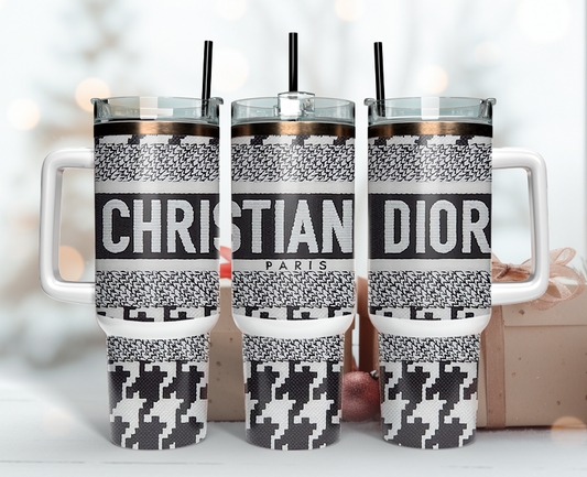 Christian Dior Tumbler Wrap 40oz,Tumbler Wrap with Logo Fashion - Instant PNG File  10