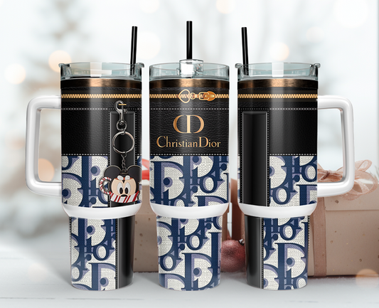 Christian Dior Tumbler Wrap 40oz,Tumbler Wrap with Logo Fashion - Instant PNG File  113