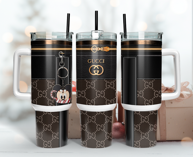 Gucci Tumbler Wrap 40oz,Tumbler Wrap with Logo Fashion - Instant PNG File  114