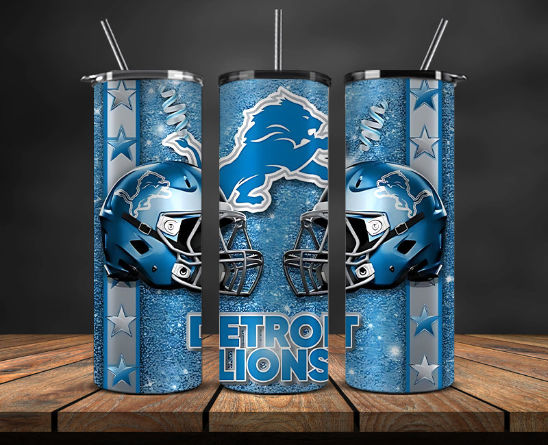 Detroit Lions Tumbler, Detroit Logo,NFL Season Design 11