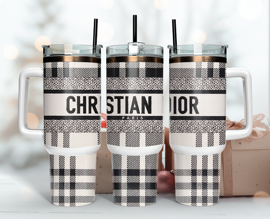 Christian Dior Tumbler Wrap 40oz,Tumbler Wrap with Logo Fashion - Instant PNG File  11