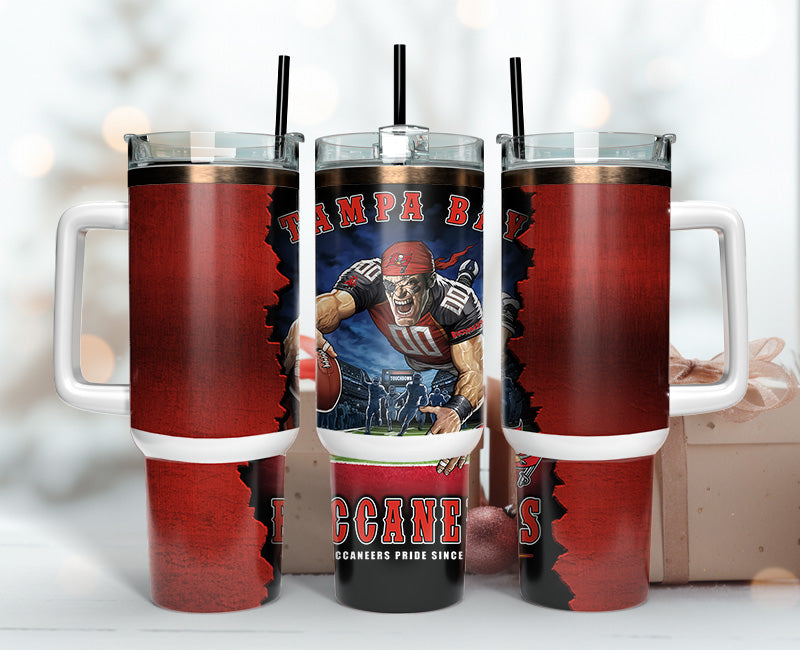 Tampa Bay Buccaneers Tumbler 40oz Png, 40oz Tumler Png 127