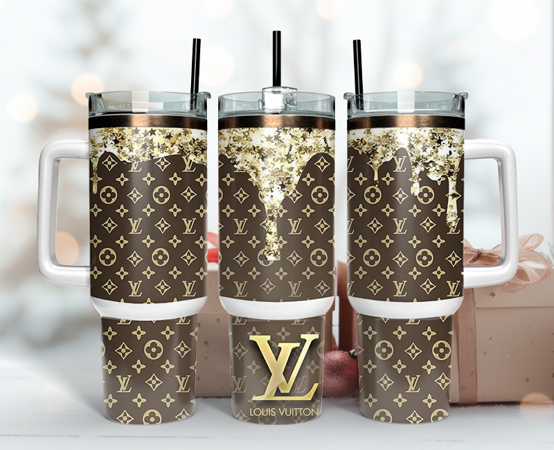 Louis Vuitton Tumbler Wrap 40oz,Tumbler Wrap with Logo Fashion - Instant PNG File  136