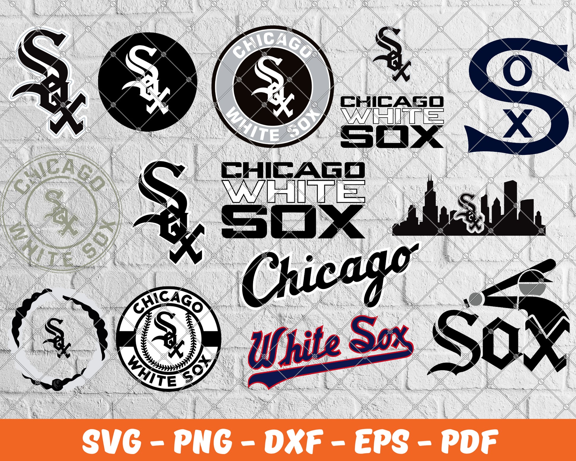 Chicago White Sox Bundle Svg, Football Svg ,Sport Svg, Sport