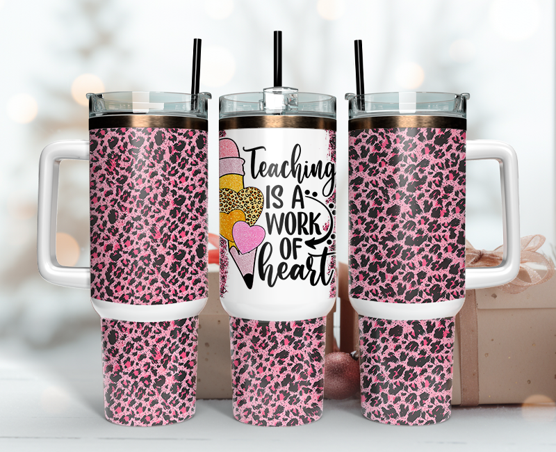 Teacher Tumbler Wrap 40oz, Teacher Tumbler Png 13