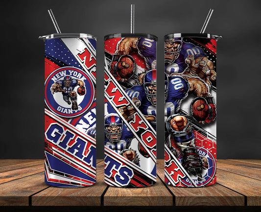 NY Giants Football Png , Football Tumbler Png , Nfl Tumbler Wrap 13