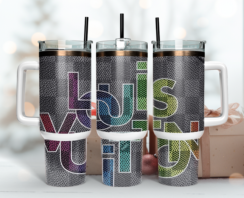 Louis Vuitton Tumbler Wrap 40oz,Tumbler Wrap with Logo Fashion - Instant PNG File  140