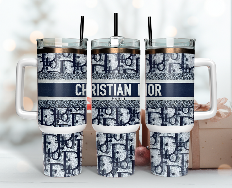 Dior Tumbler Wrap 40oz,Tumbler Wrap with Logo Fashion - Instant PNG File  144