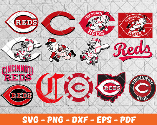 Cincinnati reds Bundle Svg, Football Svg ,Sport Svg, Sport Bundle Svg 15