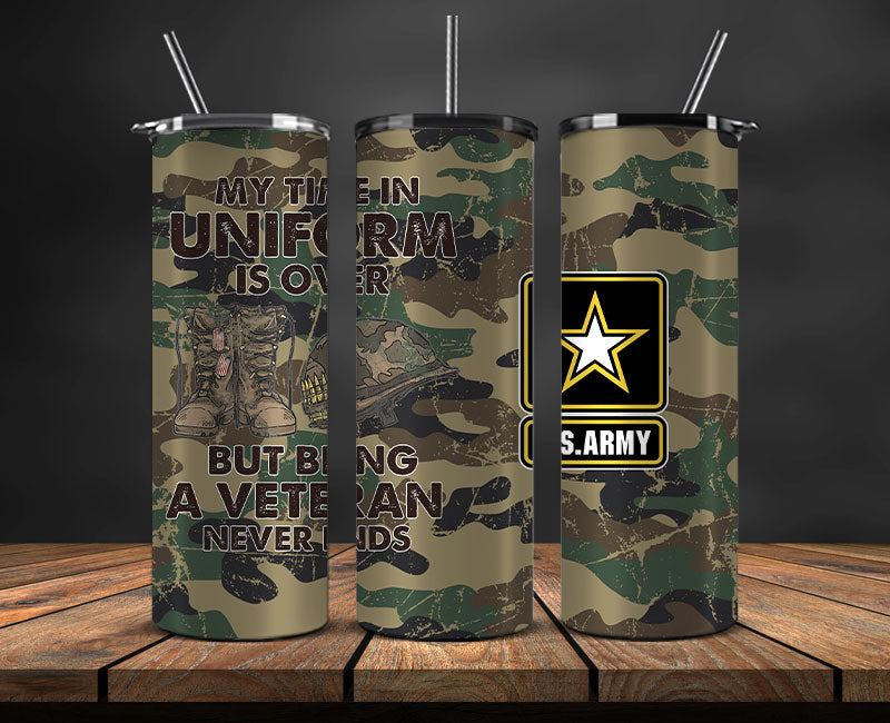 Veteran Military Tumbler, Veterans Day Tumbler , Veteran Tumbler Wrap 15