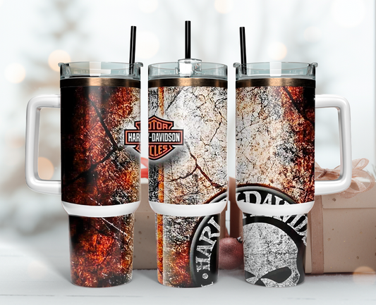 Harley Davidson Tumbler Wrap 40oz - Download High-Quality PNG 15