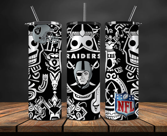 Las Vegas Raiders Tumbler, Raiders Logo Tumbler,NFL Season 2023, Design 179