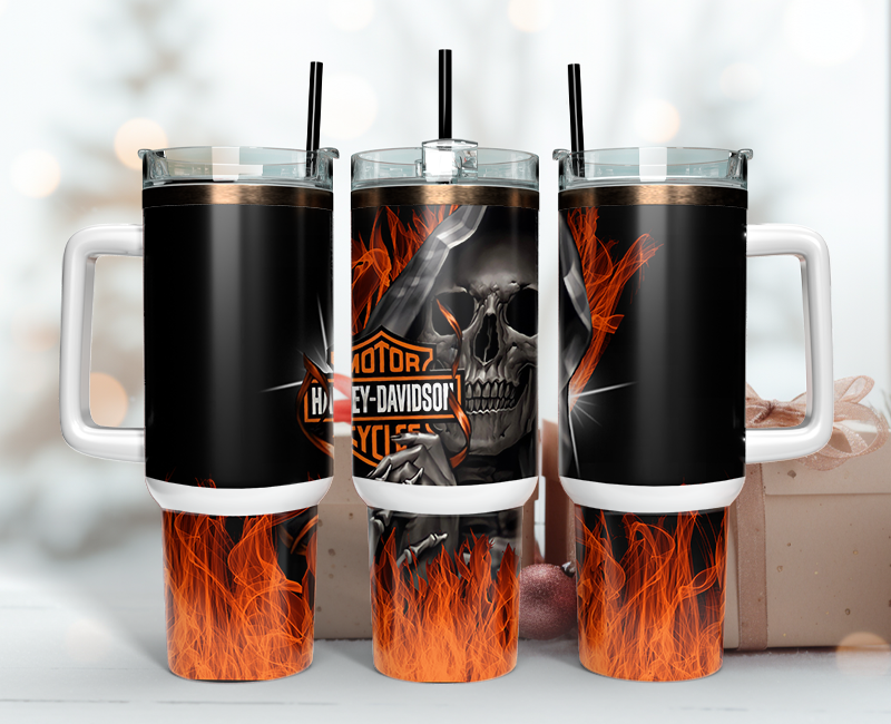 Harley Davidson Tumbler Wrap 40oz - Download High-Quality PNG 17