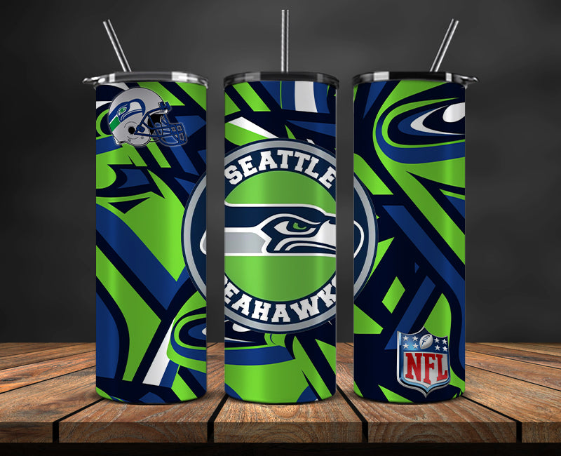 Seattle Seahawks Tumbler, Seahawks Logo Tumbler,NFL Season 2023, Design 195