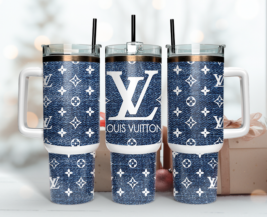 Lv Tumbler Wrap 40oz,Tumbler Wrap with Logo Fashion - Instant PNG File  01