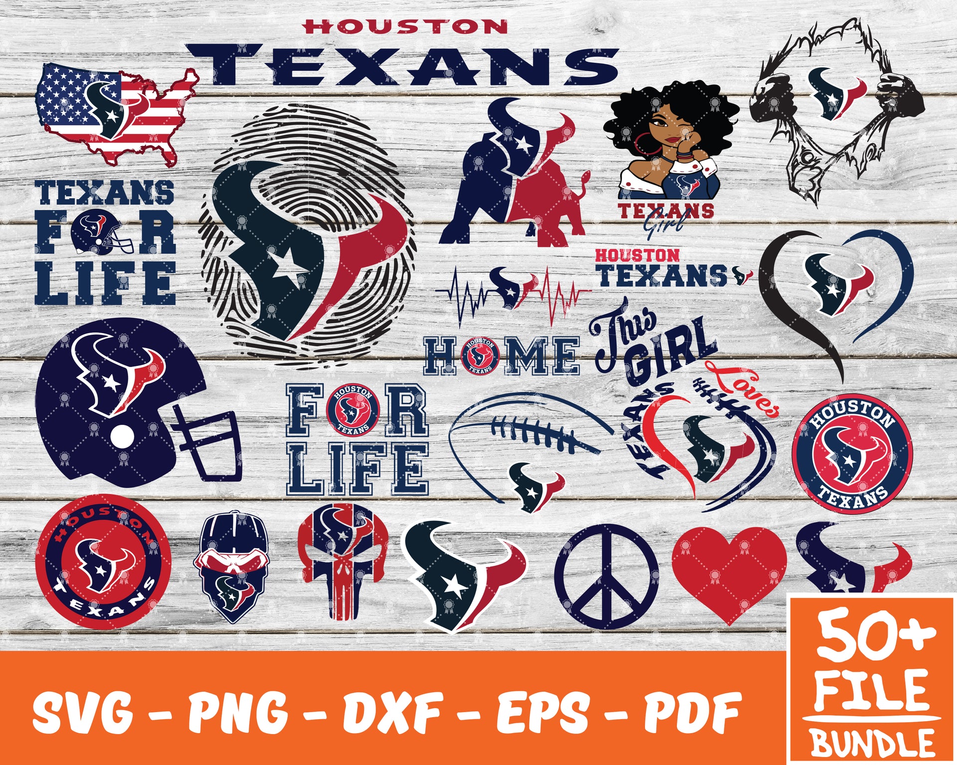 Houston Texans Svg Bundle, Texans Svg, Houston Texans Logo