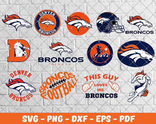 Denver Broncos Bundle Svg, Football Svg ,Sport Svg, Sport Bundle Svg 22