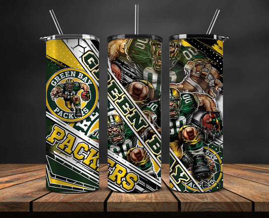 Packers Football Png , Football Tumbler Png  , Nfl Tumbler Wrap 25