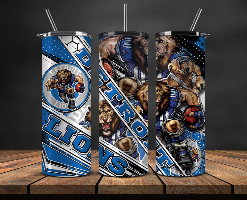 Detroit Lions Football Png , Football Tumbler Png  , Nfl Tumbler Wrap 26