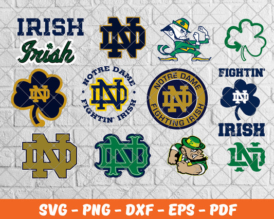 Fighting Irishs Bundle Svg, Football Svg ,Sport Svg, Sport Bundle Svg 26