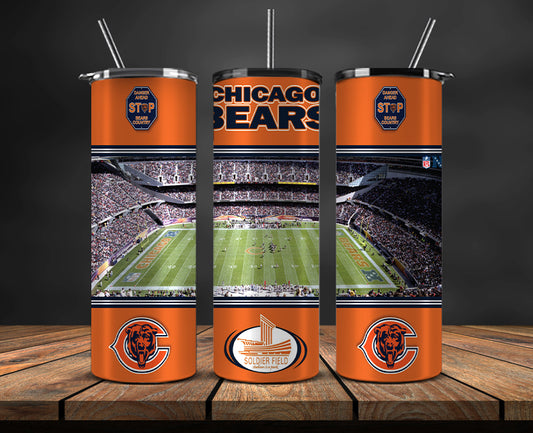 Bears Tumbler Wrap , Nfl Stadiums Tumbler Wraps 26