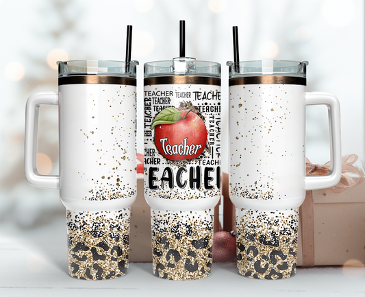 Teacher Tumbler Wrap 40oz, Teacher Tumbler Png 26