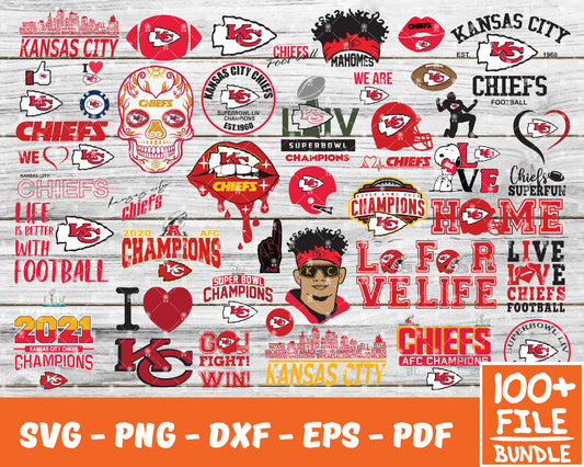 Kansas city Chiefs Svg , Football Team Svg 27