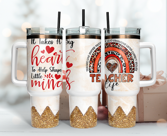 Teacher Tumbler Wrap 40oz, Teacher Tumbler Png 27