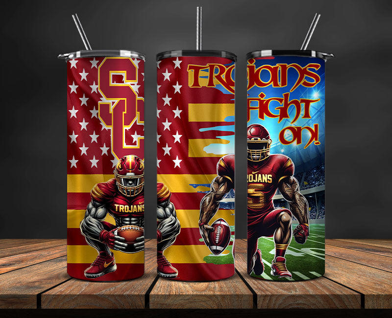 Trojans Tumbler Wrap, NCAA University College Tumbler Wraps DS-27