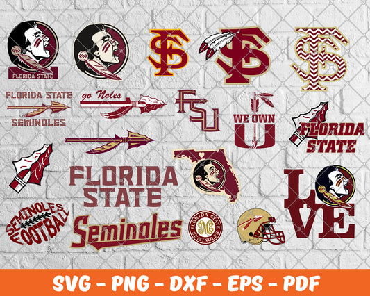 Florida State Seminoles Bundle Svg, Football Svg ,Sport Svg, Sport Bundle Svg 28