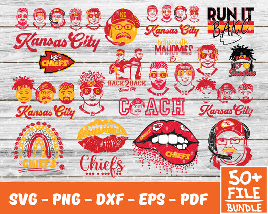 Kansas city Chiefs Svg , Football Team Svg 29