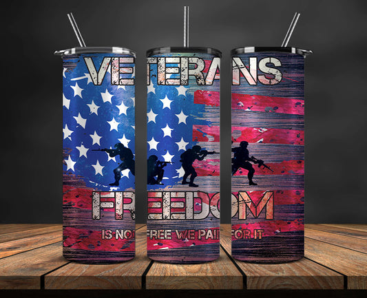 Veteran Military Tumbler, Veterans Day Tumbler , Veteran Tumbler Wrap 30