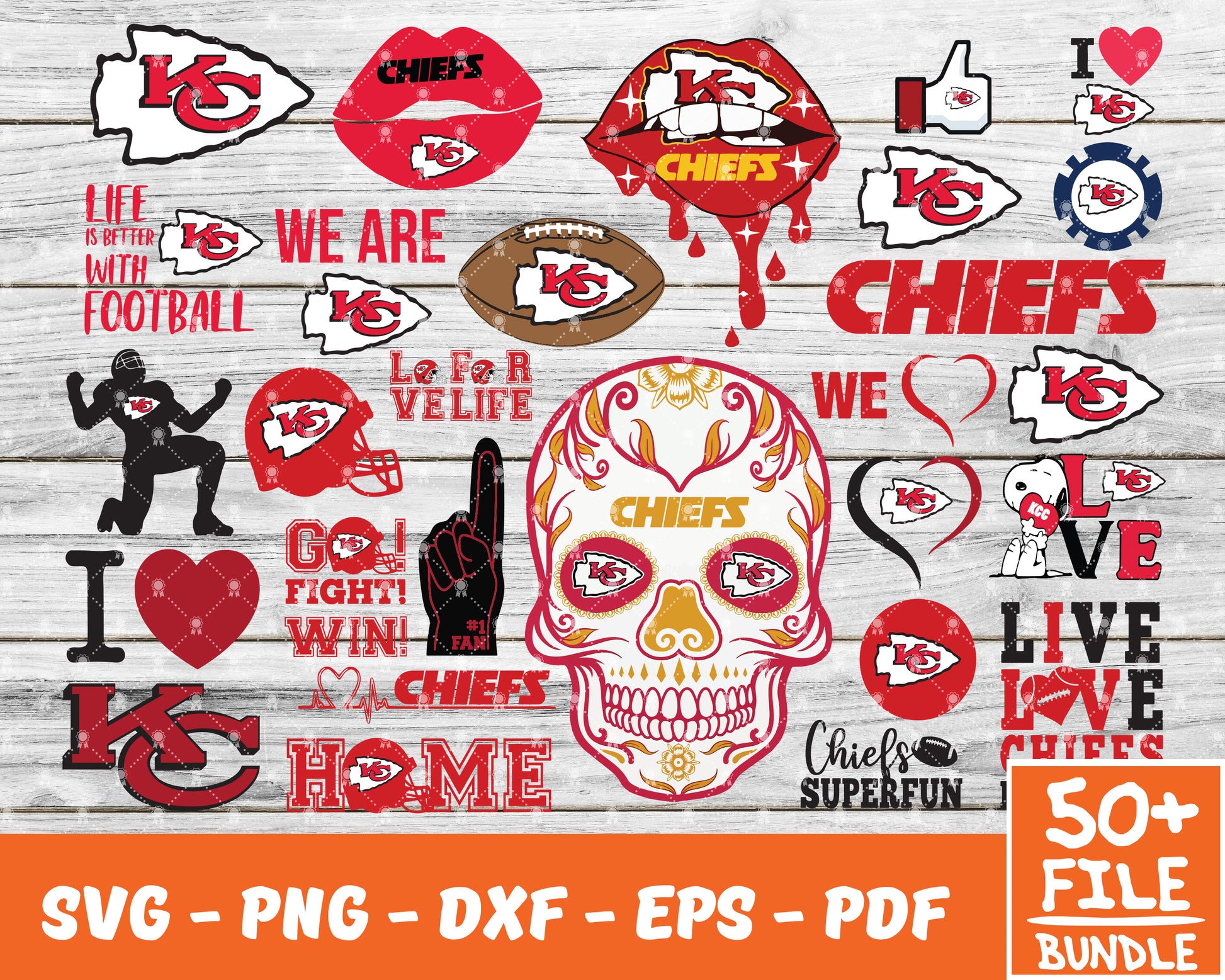 Chiefs Football Svg, Kansas City Svg, Kansas City Chiefs Svg